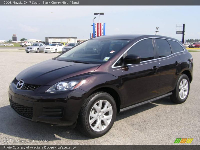 Black Cherry Mica / Sand 2008 Mazda CX-7 Sport