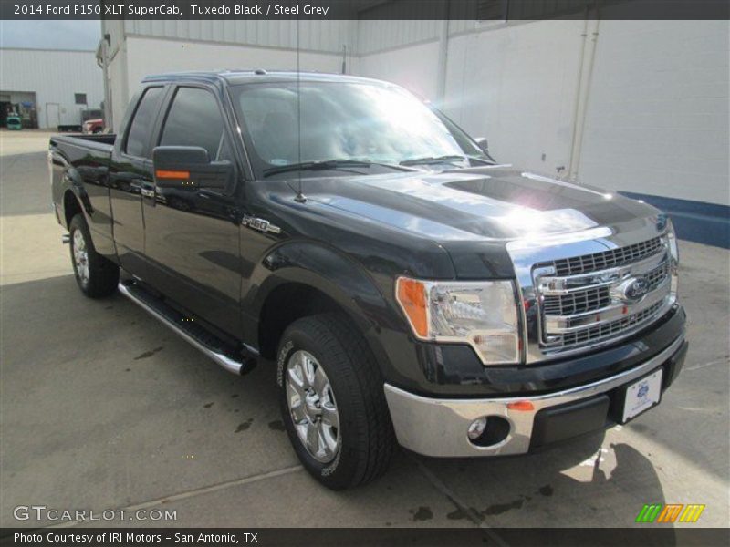 Tuxedo Black / Steel Grey 2014 Ford F150 XLT SuperCab