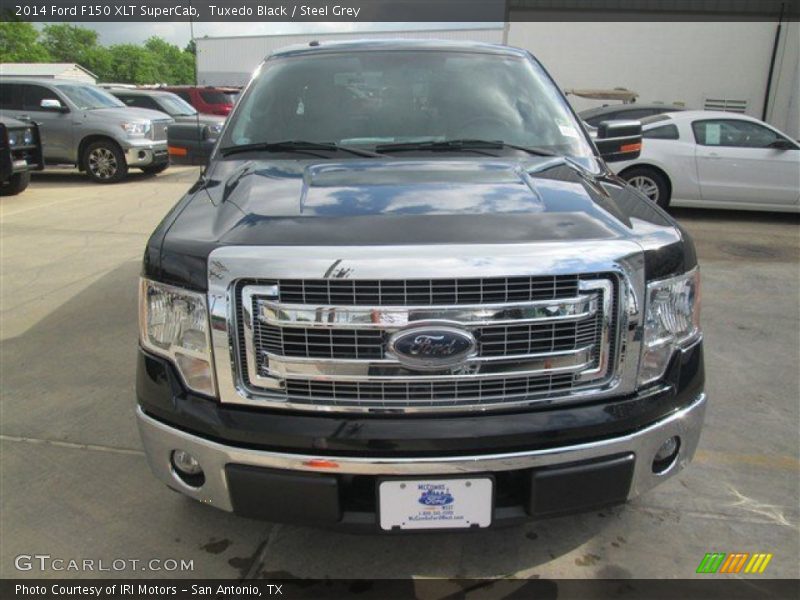 Tuxedo Black / Steel Grey 2014 Ford F150 XLT SuperCab