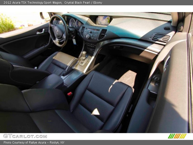 Crystal Black Pearl / Ebony 2012 Acura TSX Technology Sport Wagon