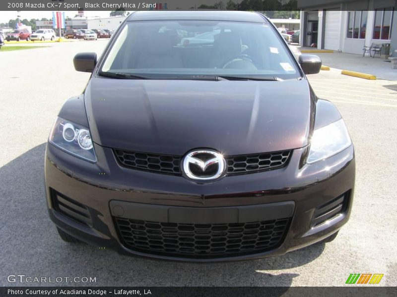 Black Cherry Mica / Sand 2008 Mazda CX-7 Sport