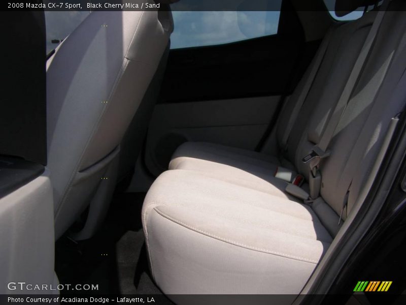 Black Cherry Mica / Sand 2008 Mazda CX-7 Sport