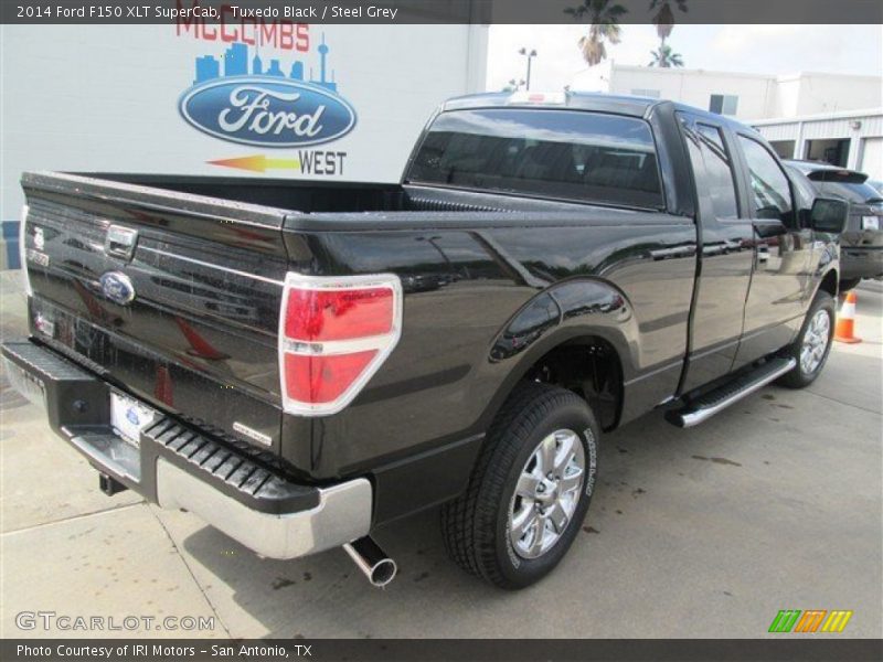 Tuxedo Black / Steel Grey 2014 Ford F150 XLT SuperCab
