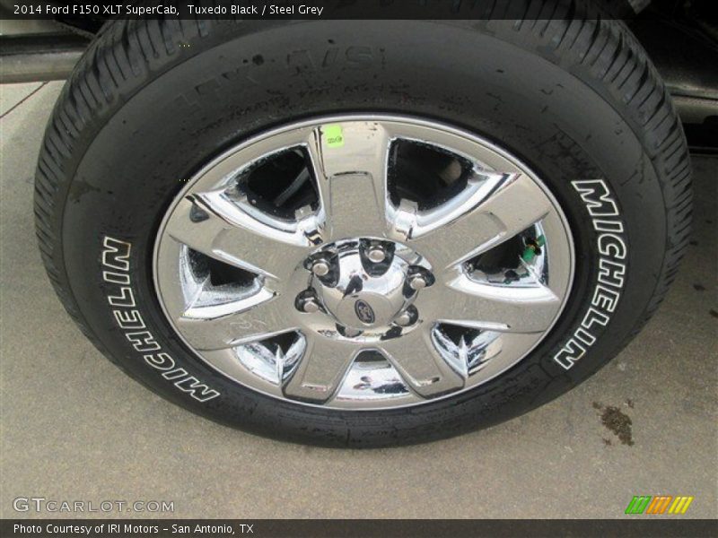 Tuxedo Black / Steel Grey 2014 Ford F150 XLT SuperCab