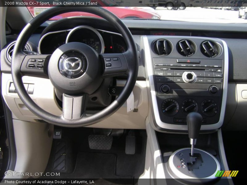 Black Cherry Mica / Sand 2008 Mazda CX-7 Sport