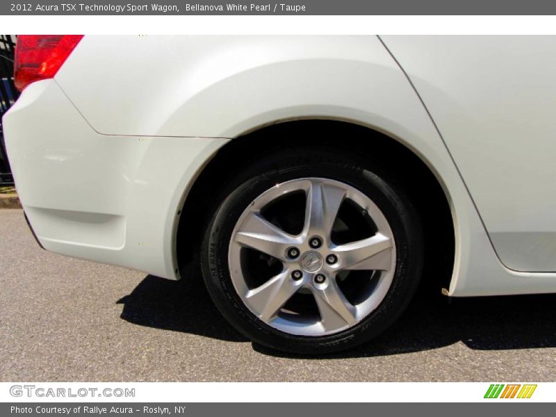 Bellanova White Pearl / Taupe 2012 Acura TSX Technology Sport Wagon