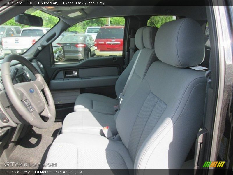 Tuxedo Black / Steel Grey 2014 Ford F150 XLT SuperCab