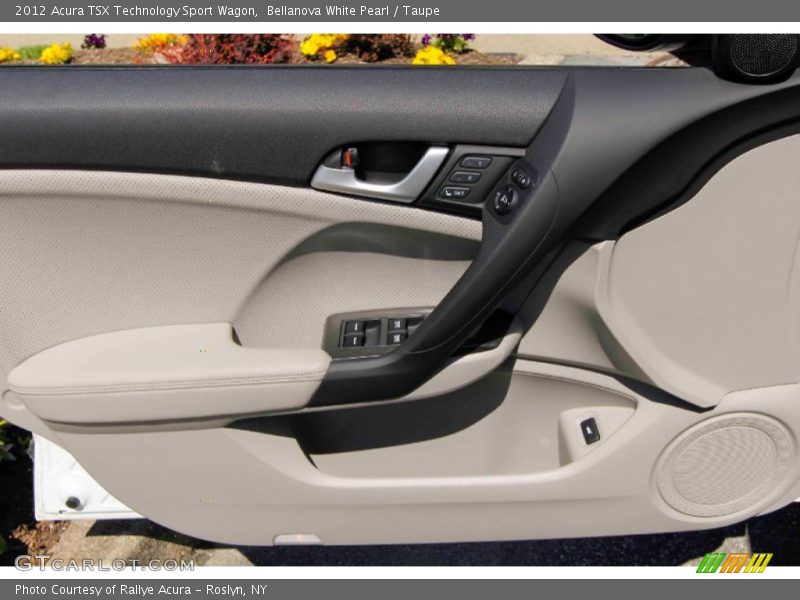 Bellanova White Pearl / Taupe 2012 Acura TSX Technology Sport Wagon