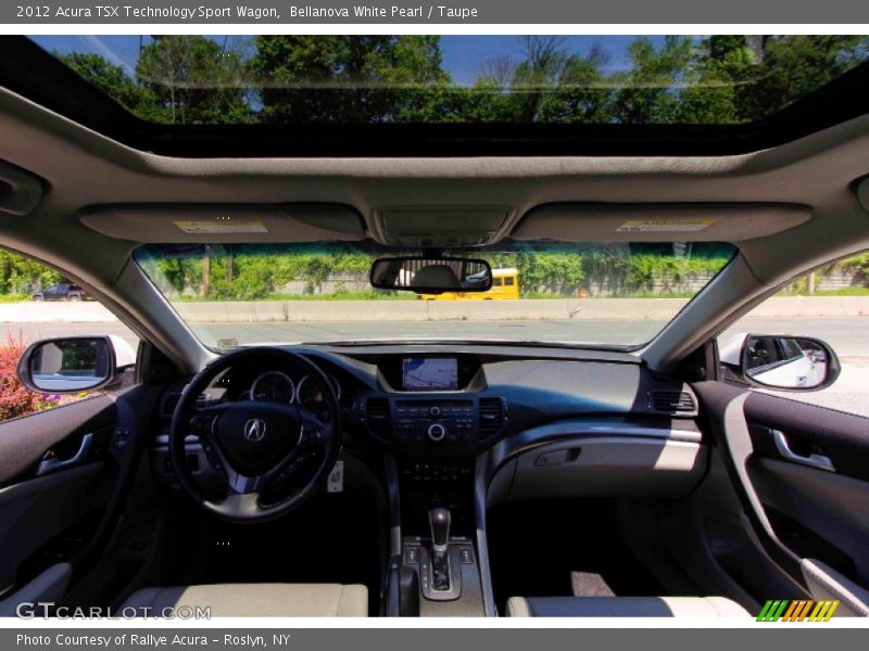 Bellanova White Pearl / Taupe 2012 Acura TSX Technology Sport Wagon