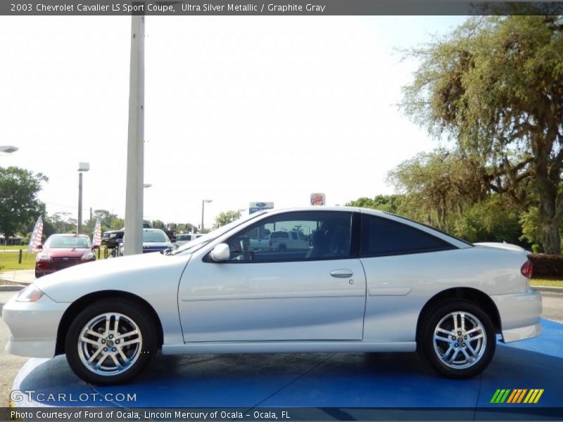 Ultra Silver Metallic / Graphite Gray 2003 Chevrolet Cavalier LS Sport Coupe