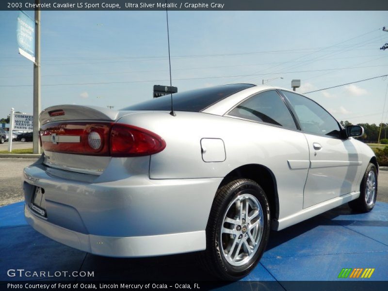 Ultra Silver Metallic / Graphite Gray 2003 Chevrolet Cavalier LS Sport Coupe