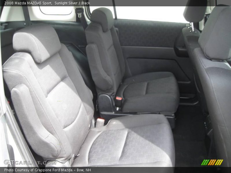 Sunlight Silver / Black 2008 Mazda MAZDA5 Sport