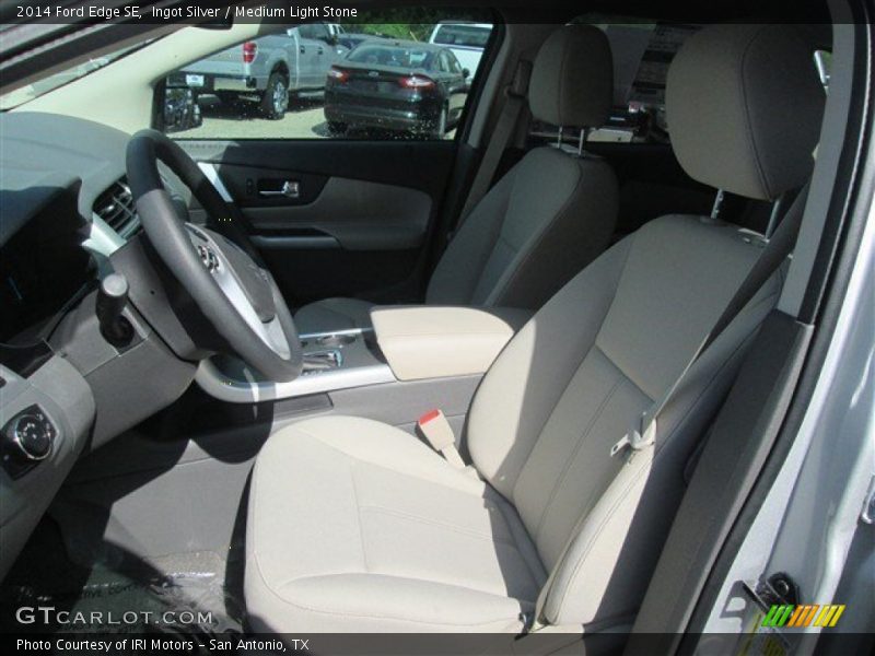 Ingot Silver / Medium Light Stone 2014 Ford Edge SE
