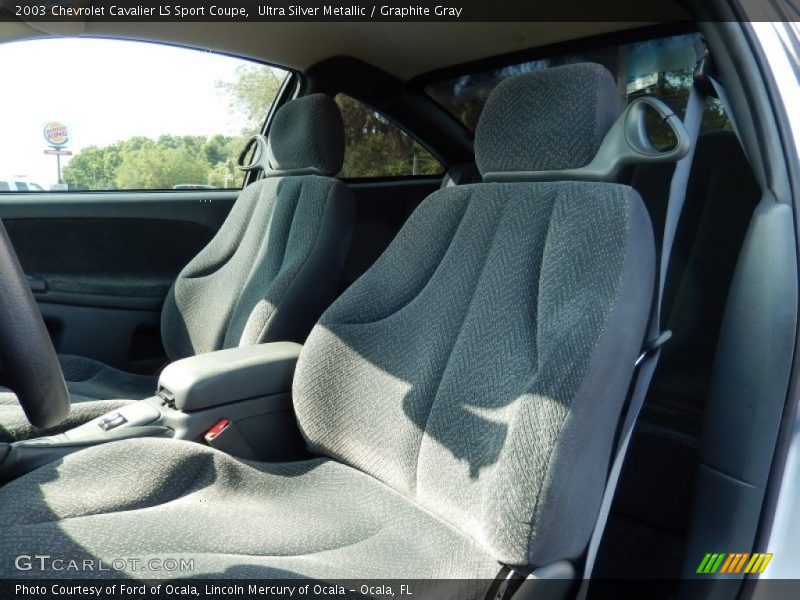 Ultra Silver Metallic / Graphite Gray 2003 Chevrolet Cavalier LS Sport Coupe