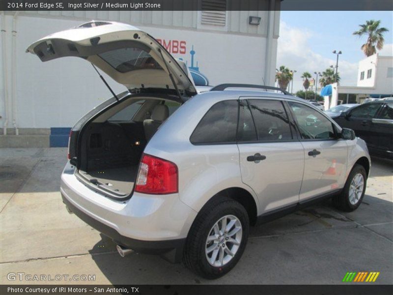 Ingot Silver / Medium Light Stone 2014 Ford Edge SE