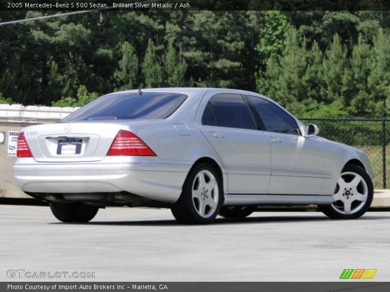 Brilliant Silver Metallic / Ash 2005 Mercedes-Benz S 500 Sedan