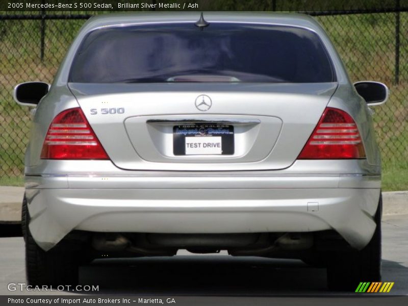 Brilliant Silver Metallic / Ash 2005 Mercedes-Benz S 500 Sedan