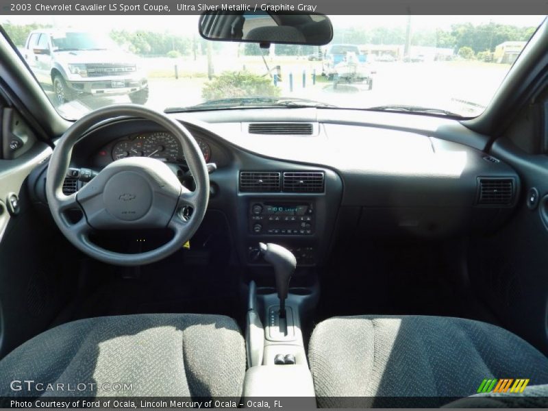 Ultra Silver Metallic / Graphite Gray 2003 Chevrolet Cavalier LS Sport Coupe