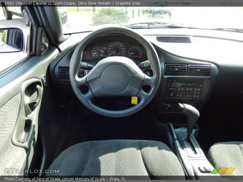 Ultra Silver Metallic / Graphite Gray 2003 Chevrolet Cavalier LS Sport Coupe