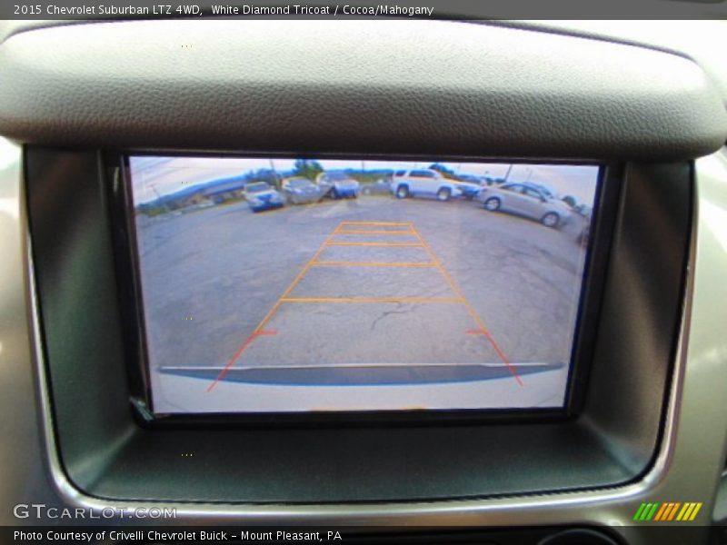 White Diamond Tricoat / Cocoa/Mahogany 2015 Chevrolet Suburban LTZ 4WD