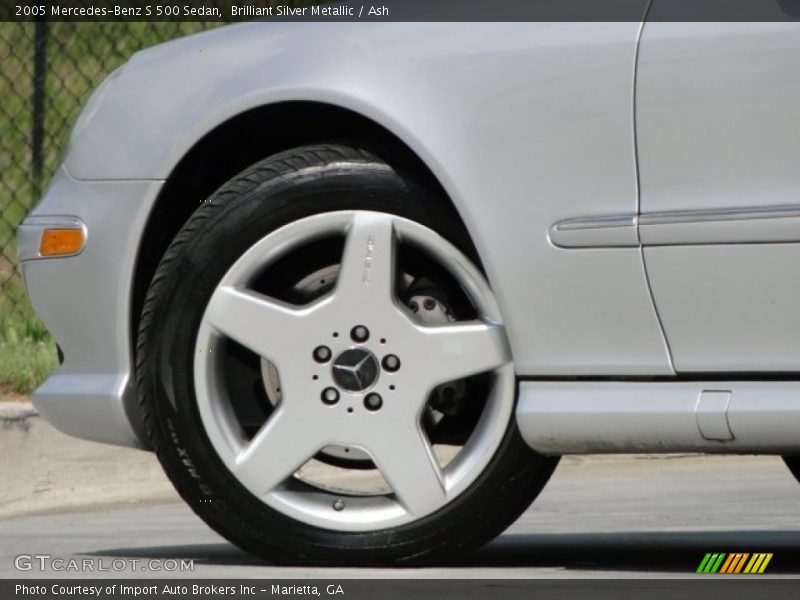 Brilliant Silver Metallic / Ash 2005 Mercedes-Benz S 500 Sedan