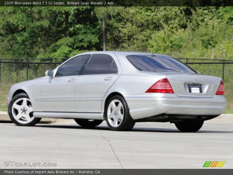 Brilliant Silver Metallic / Ash 2005 Mercedes-Benz S 500 Sedan