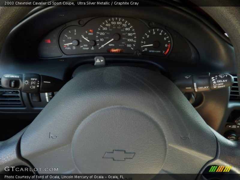 Ultra Silver Metallic / Graphite Gray 2003 Chevrolet Cavalier LS Sport Coupe