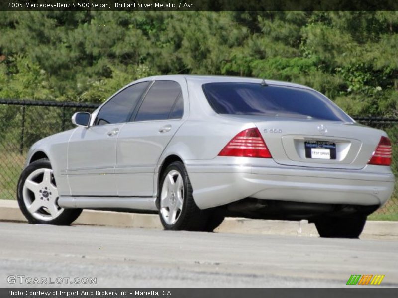 Brilliant Silver Metallic / Ash 2005 Mercedes-Benz S 500 Sedan