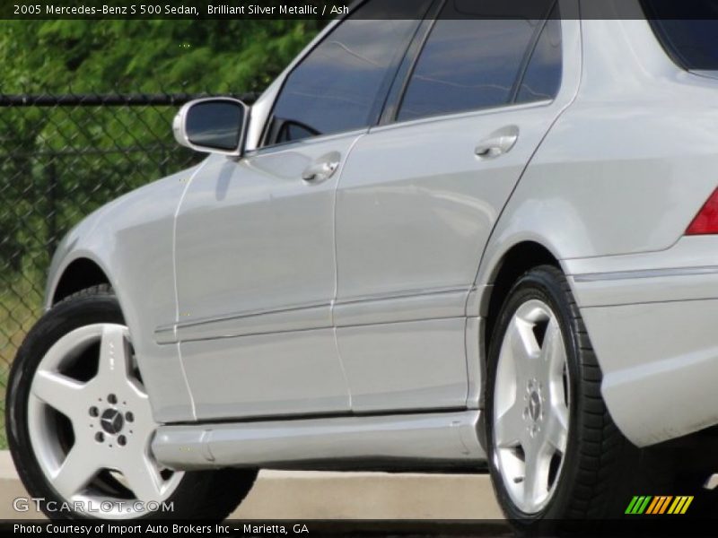 Brilliant Silver Metallic / Ash 2005 Mercedes-Benz S 500 Sedan