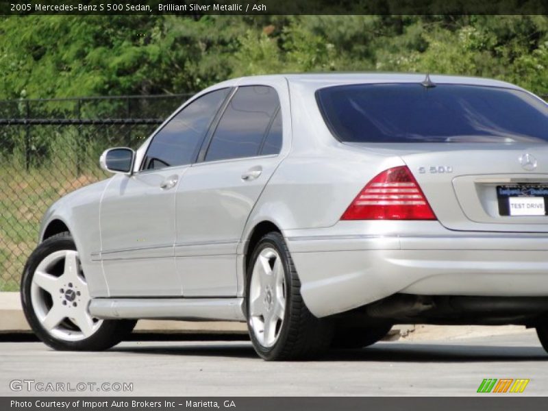 Brilliant Silver Metallic / Ash 2005 Mercedes-Benz S 500 Sedan