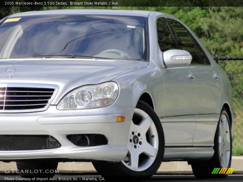 Brilliant Silver Metallic / Ash 2005 Mercedes-Benz S 500 Sedan