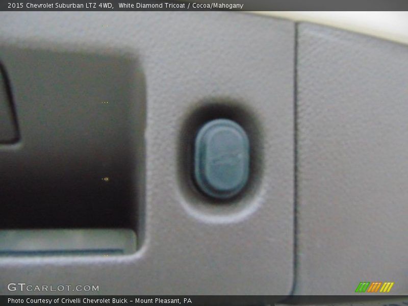 White Diamond Tricoat / Cocoa/Mahogany 2015 Chevrolet Suburban LTZ 4WD