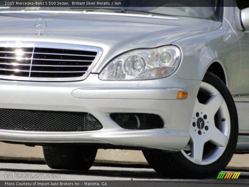 Brilliant Silver Metallic / Ash 2005 Mercedes-Benz S 500 Sedan