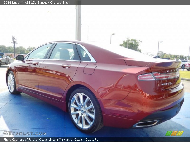 Sunset / Charcoal Black 2014 Lincoln MKZ FWD