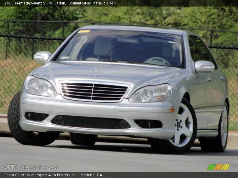 Brilliant Silver Metallic / Ash 2005 Mercedes-Benz S 500 Sedan