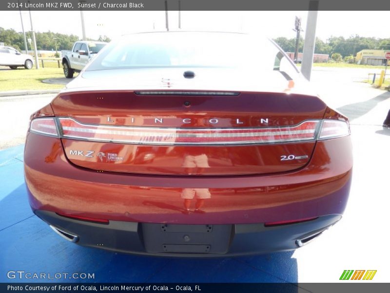 Sunset / Charcoal Black 2014 Lincoln MKZ FWD