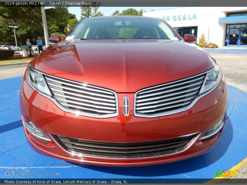 Sunset / Charcoal Black 2014 Lincoln MKZ FWD