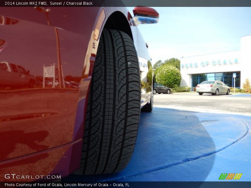 Sunset / Charcoal Black 2014 Lincoln MKZ FWD