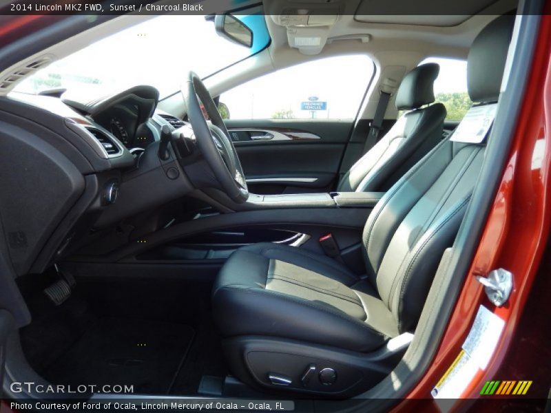 Sunset / Charcoal Black 2014 Lincoln MKZ FWD