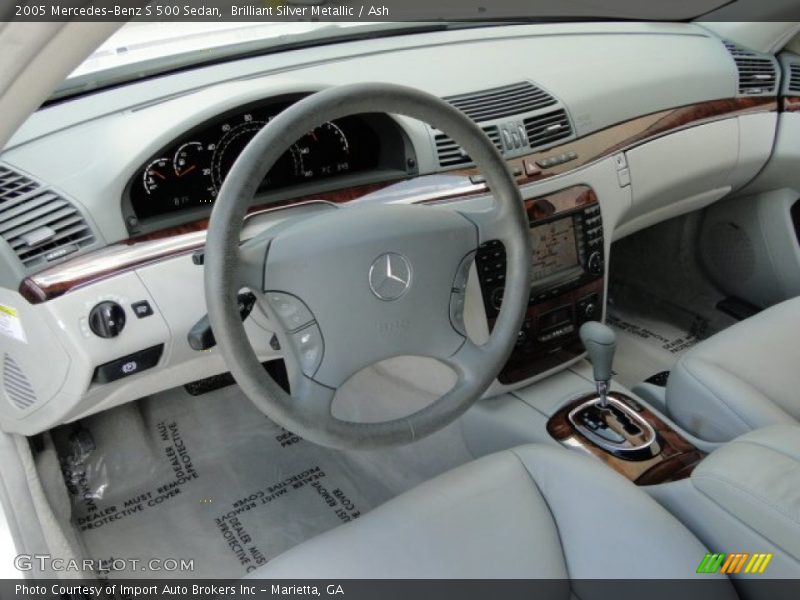 Brilliant Silver Metallic / Ash 2005 Mercedes-Benz S 500 Sedan