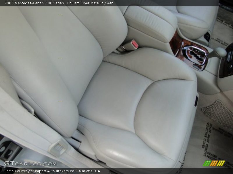 Brilliant Silver Metallic / Ash 2005 Mercedes-Benz S 500 Sedan