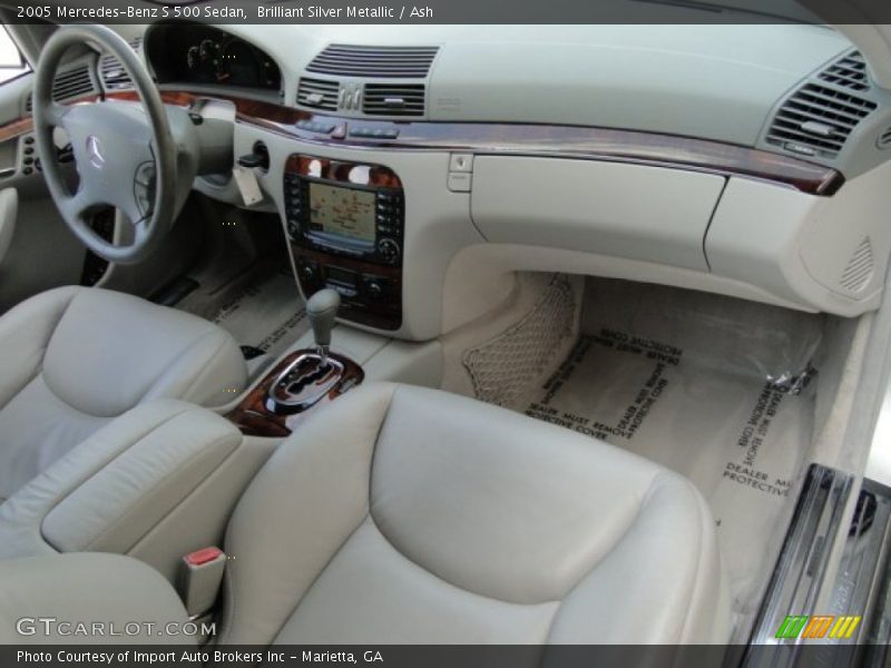 Brilliant Silver Metallic / Ash 2005 Mercedes-Benz S 500 Sedan