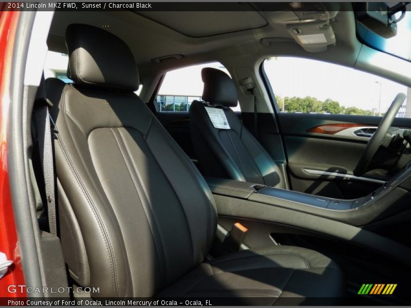 Sunset / Charcoal Black 2014 Lincoln MKZ FWD