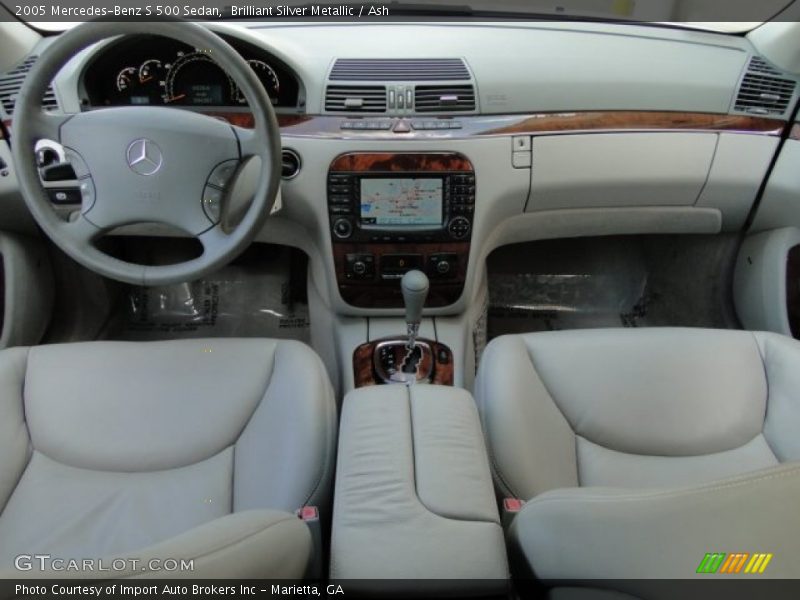 Brilliant Silver Metallic / Ash 2005 Mercedes-Benz S 500 Sedan