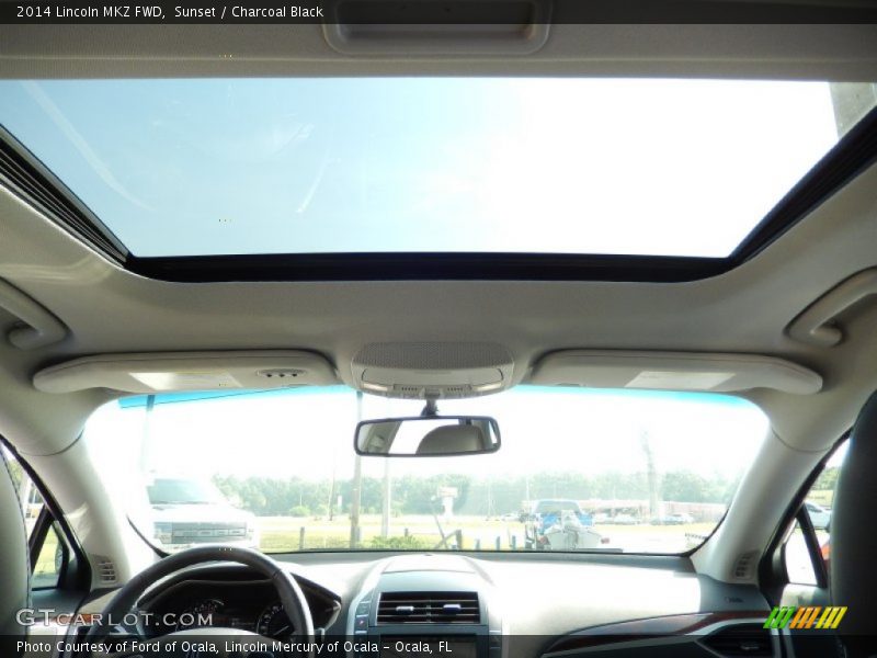 Sunset / Charcoal Black 2014 Lincoln MKZ FWD