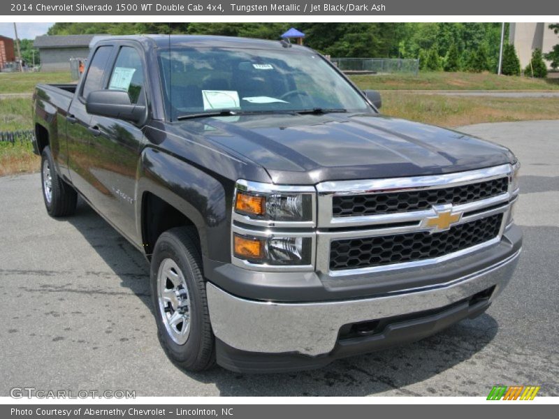 Front 3/4 View of 2014 Silverado 1500 WT Double Cab 4x4