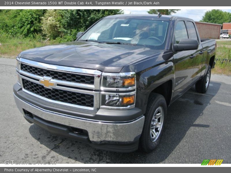 Tungsten Metallic / Jet Black/Dark Ash 2014 Chevrolet Silverado 1500 WT Double Cab 4x4