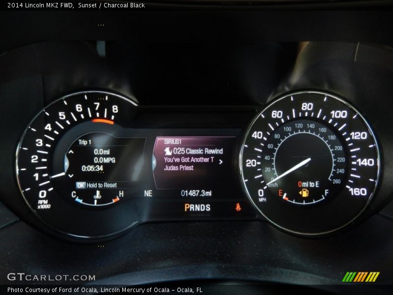 Sunset / Charcoal Black 2014 Lincoln MKZ FWD