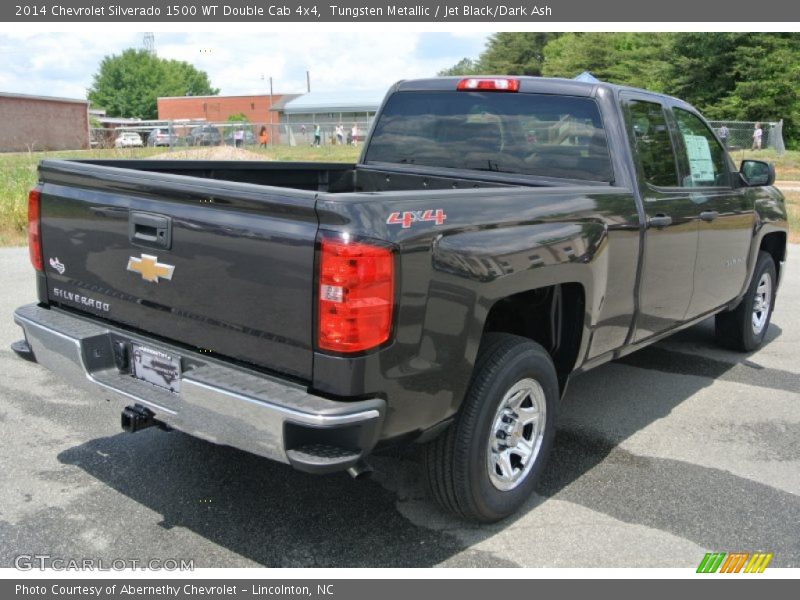 Tungsten Metallic / Jet Black/Dark Ash 2014 Chevrolet Silverado 1500 WT Double Cab 4x4