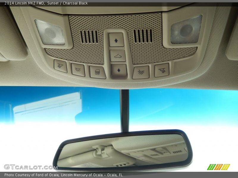 Sunset / Charcoal Black 2014 Lincoln MKZ FWD